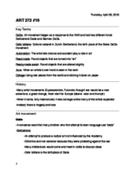 Art 272 History of Western Art II #19