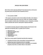 GEOG201 Final Exam Review