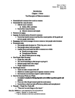 Chapter 1 - Ten Principles of Macroeconomics