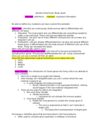 Genetics Final Exam Study Guide