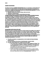 soc 102: symbolic interactionism