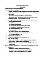 Accounting Final Exam Study Guide