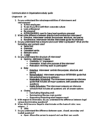 Study guide for final