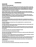Econ 420: Final Exam Studyguide