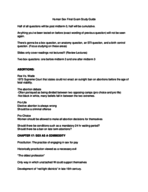 Final Exam Study Guide (Readings Only)