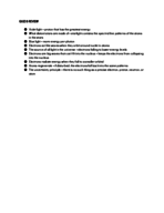 Quiz 6 Review
