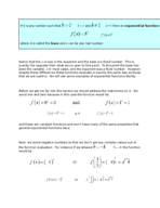 Exponential Functions