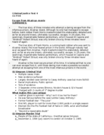 Criminal Justice Test 4 Notes