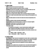 Chem 111 - Week 01 Notes