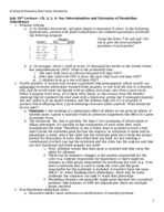 Lecture 3-Ch 4, 5, 6, 23.1-23.3