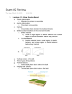 Study Guide for Exam 2: fully detailed, pictures provided