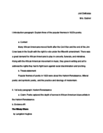 History Essay Outline