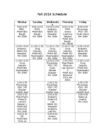 Schedule 