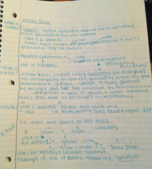 BIO 325- end of week 1 & 2 notes