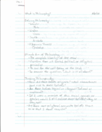 Philosophy Week 1 Notes