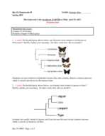 Bio Homeword
