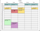 Class Schedule 