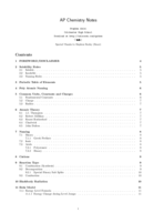 CHEMISTRY STUDY GUIDE