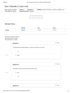 Week 1 & 2 information and Quiz Answers