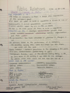 Foundations of Public Relations, Week 1 