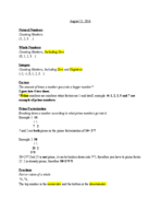 Math 108 Week 1 Day 1 Notes "Basics"