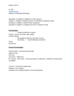 Essentials of Psychology Day 1