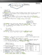 PHYS 1500 Week 1 Lecture Notes
