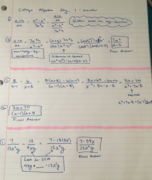 College Algebra: Week One
