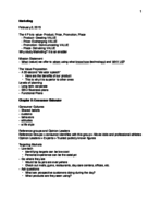 Marketing 351 Notes