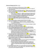 Molecular Biology Quick Facts - Day 1