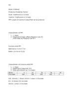 Microeconomics Honors Week 2 Notes
