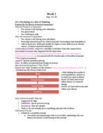 Psych 2310: Research Methods Week 1