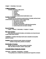 Chm 100 Chapter 1 Notes