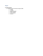GPH 714, Week 5 Notes