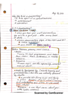 Documentary- Week 1 Notes (August 26)