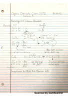 Organic Chemistry 1: CHEM 3603 (Lecture 3)