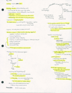 Comp. Physiology Notes -- Week 1 -- in class & separate Unit 1 book notes