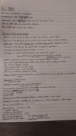 EC 309, Week 1 and 2 notes