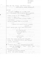 THE 405 Hollywood Rebels Week 2 In Class Notes