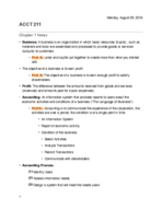 8/29 Chapter 1 Notes