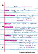 Evolution, week 1 and 2 class notes