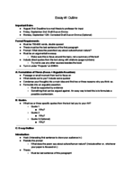English 1102 Essay 1 Outline