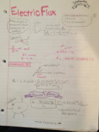 PHY II; Week 2 ; Wednesday ; August 31; Electric Flux