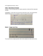 ISYE 3025 Engineering Economics - Week 2