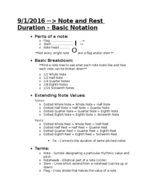 MUSI 100-003 Week 1 Notes