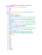 Chapter 1 elementary spanish