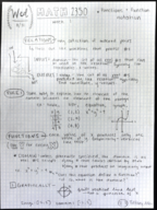 Week 1 Section 2.1 notes for lecture 8/31 in MATH 2350