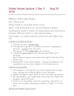 Pols 2401, Week 2 Notes