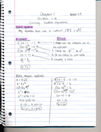 Math 1050 Notes, Week 2, Chapter 1, section 1.4-6 and Chapter 2, section 2.1