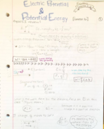 Week 2; Physics II; Electric potential; Friday; Sep. 2